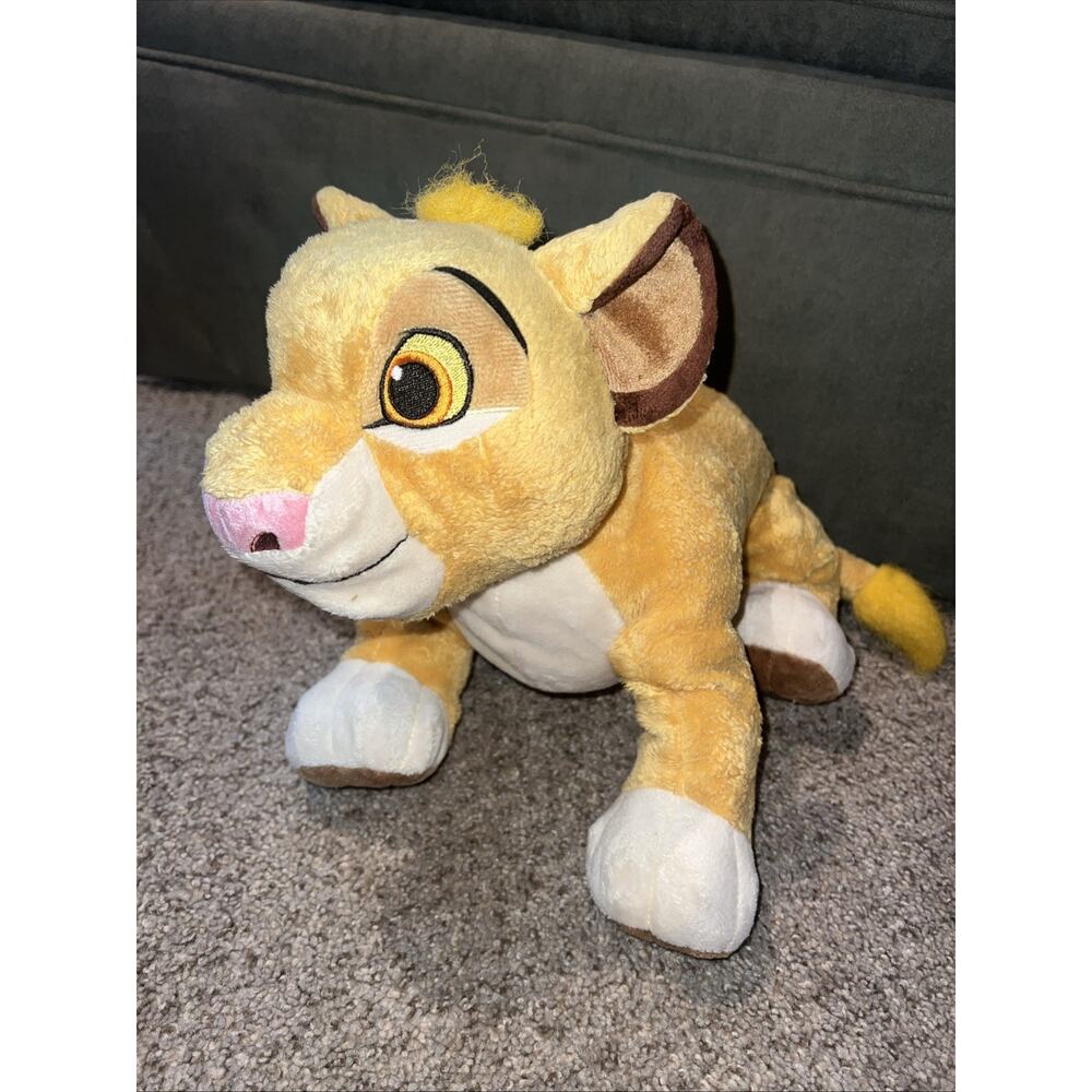 Disney Store The Lion King Simba Plush Jumbo 18” Lion Cub Floppy Stuffy